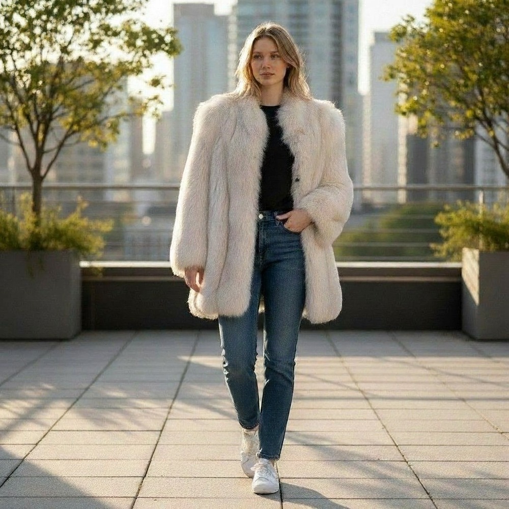 Christian Dior Fourrure Off White Fox Fur Jacket Vintage Vincent's Appraisal